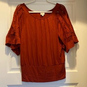 Anthropologie Postage Stamp Blouse